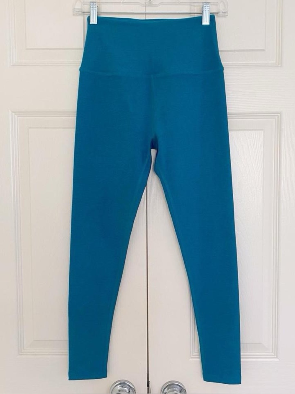 Beyond Yoga Spacedye Midi High Waisted Legging size M Teal